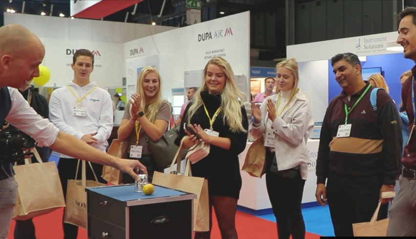 Beurs goochelaar